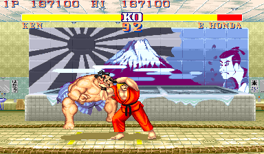 Retro fighting game